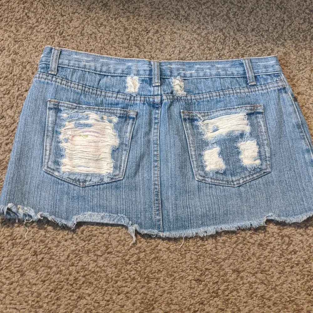 Denim Mini Y2k Skirt - Picture 4 of 5